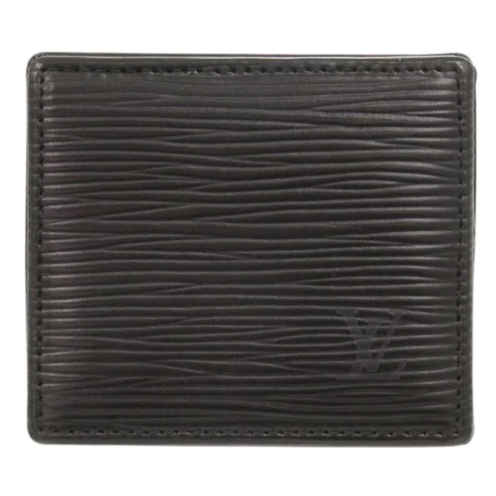 Louis Vuitton Portemonnaie Boite Epi Black coin case Wallet LV